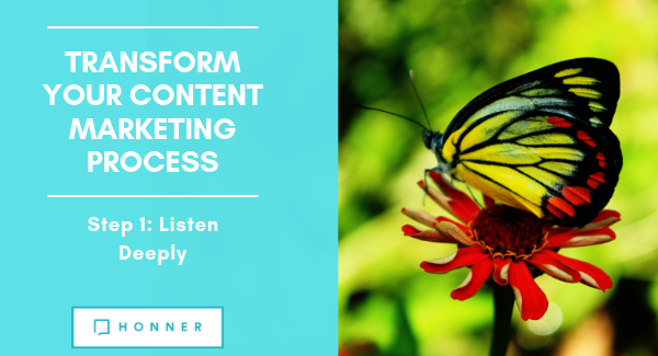 Start by listening deeply: The 8-Step Honner content model to connect, converse and convince